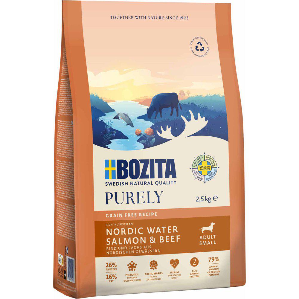 Bozita Dog Purely Adult Senior Salmon&beef 2,5kg