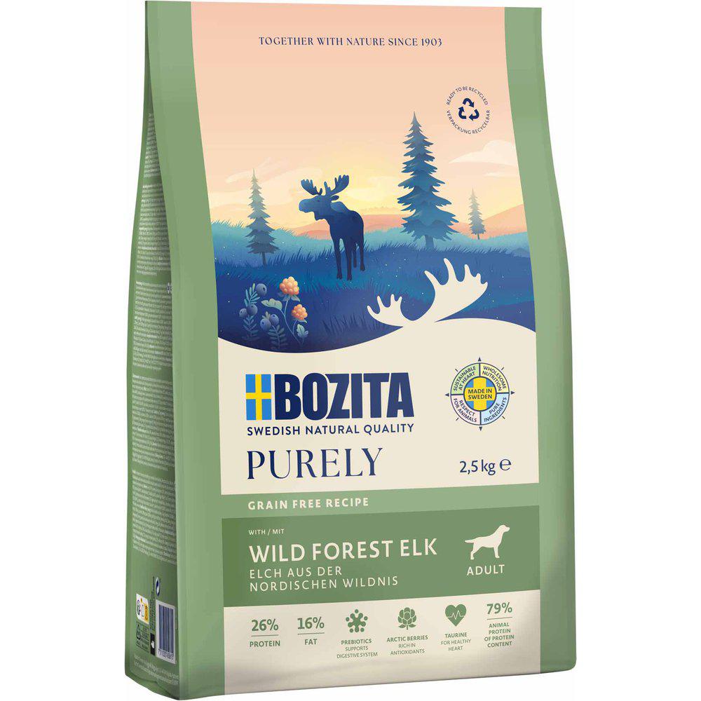 Bozita Dog Purely Adult Elk 2,5kg