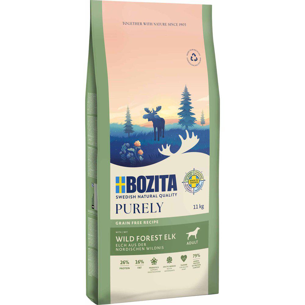 Bozita Dog Purely Adult Elk 11kg