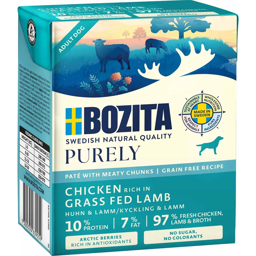 Bozita Dog Purely Pate 370g Lamb 6st