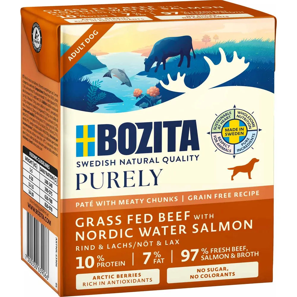 Bozita Dog Purely Pate 370g Salmon 6st