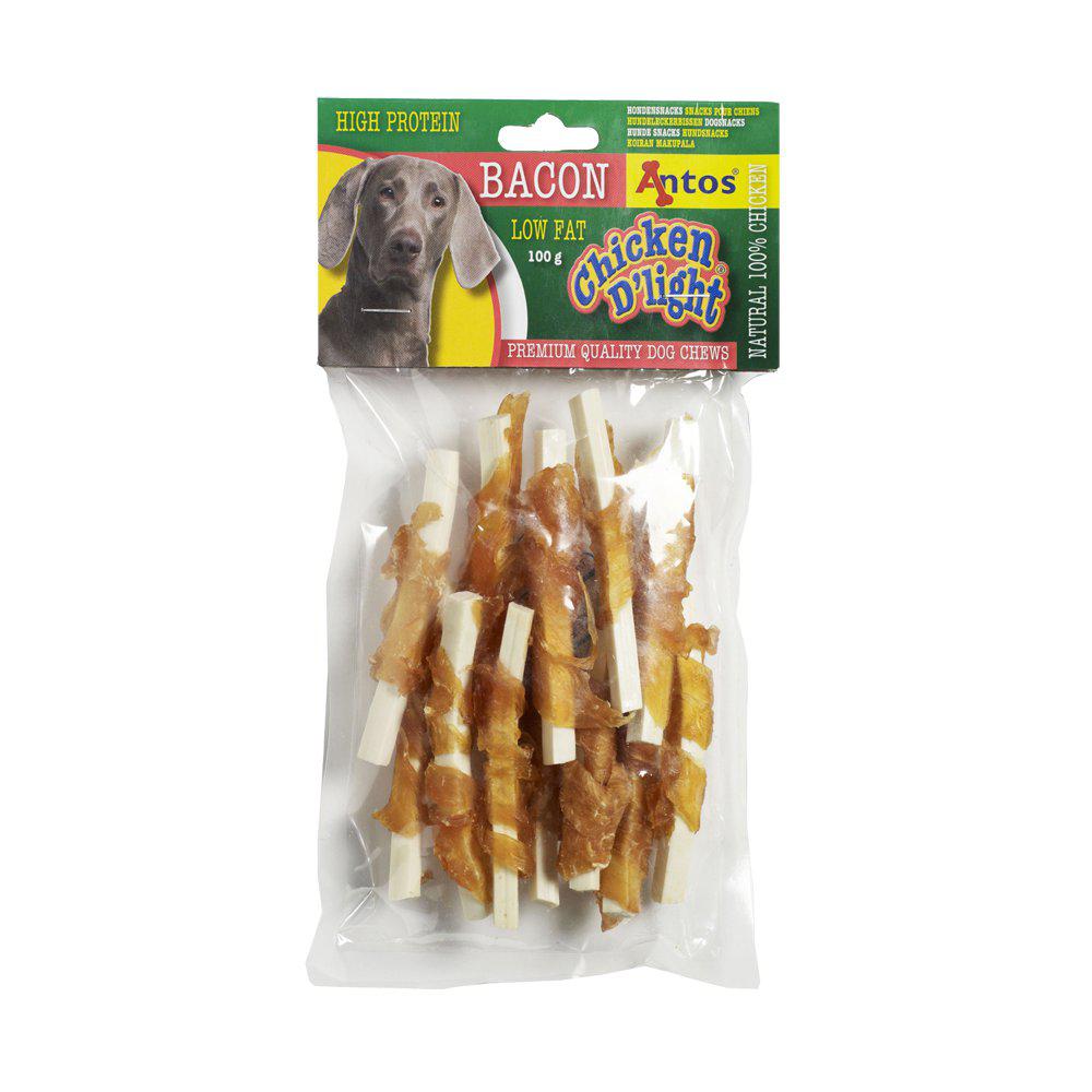 Hundsnacks Chicken D'light Bacon 100gr