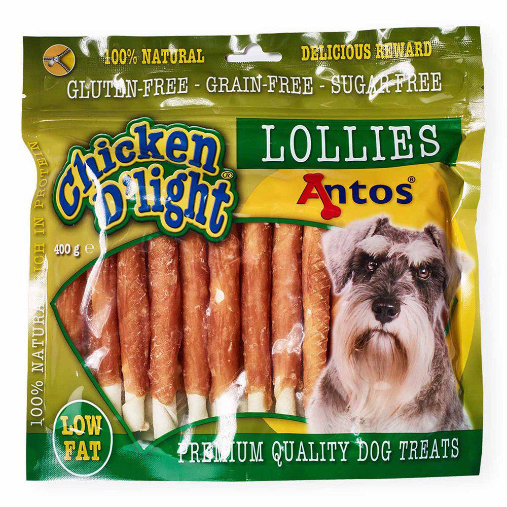 Hundsnacks Chicken D'light Lollies 400g