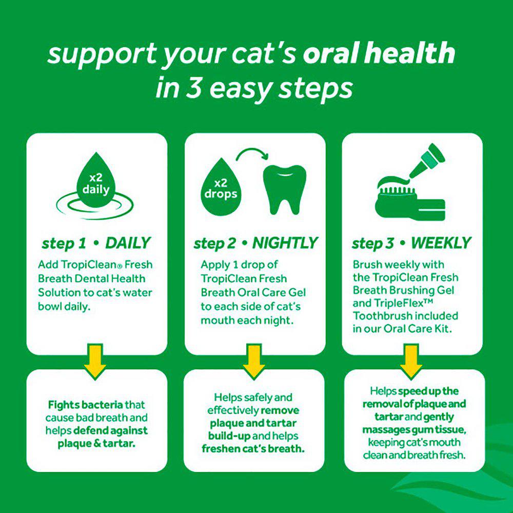 Tropiclean Clean Teeth Oral Care Gel For Cat 59ml