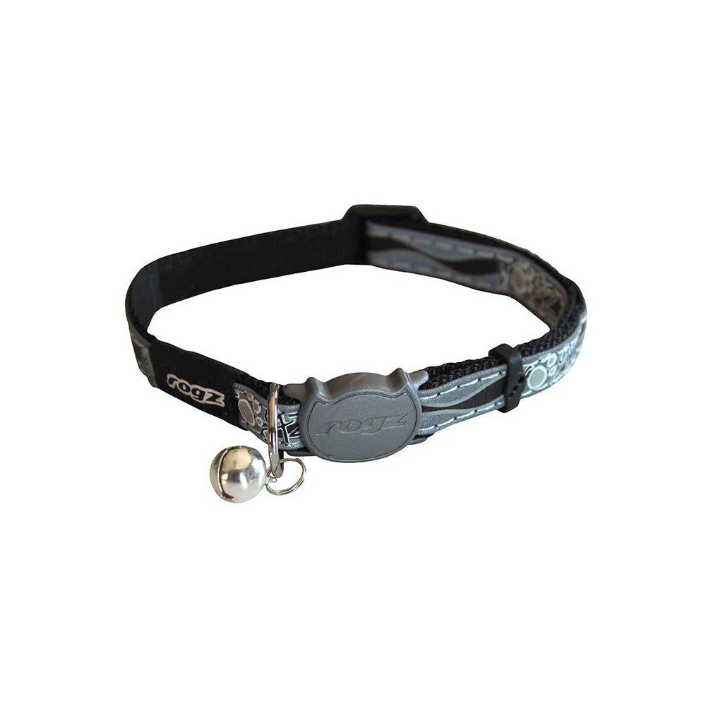 Rogz Nightcat Halsband S Svart 11mm 20