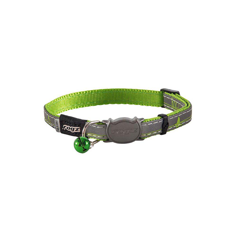 Rogz Nightcat Halsband S Lime 11mm 20