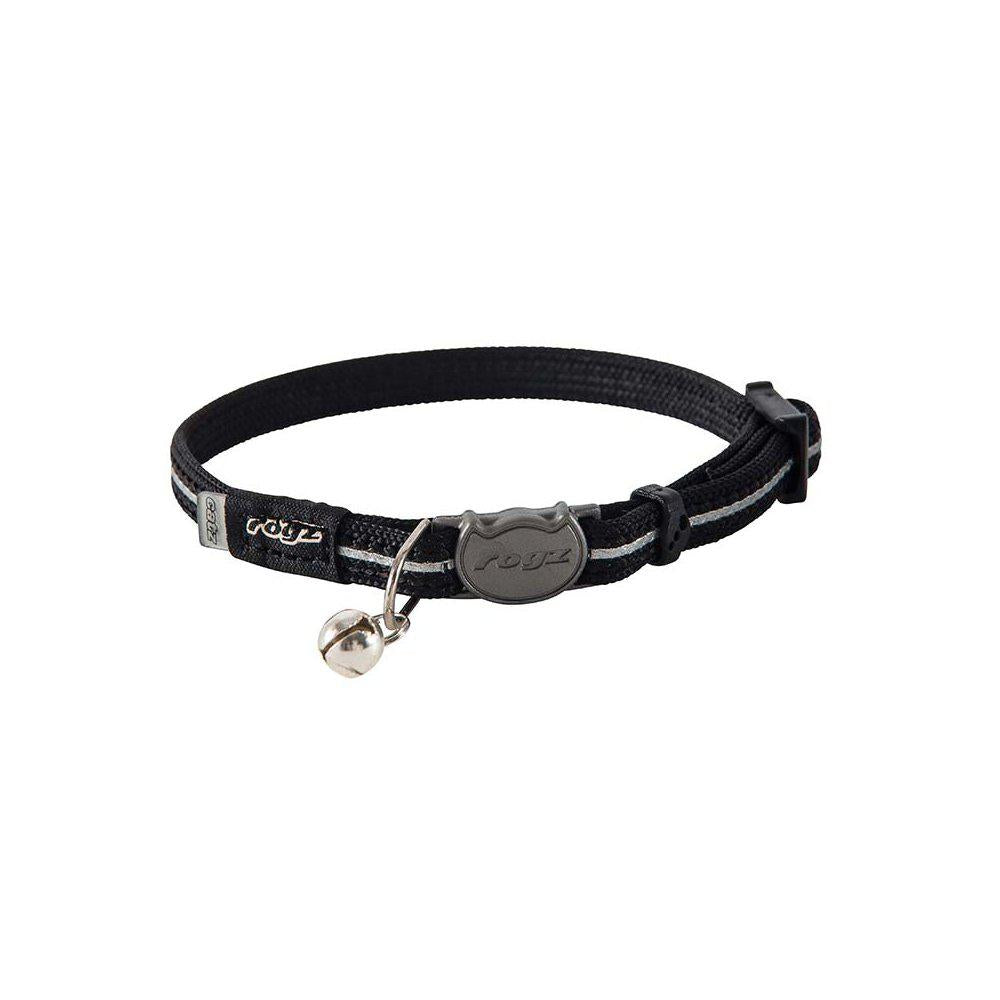 Rogz Alleycat Halsband Xs Svart 8mm 16,5