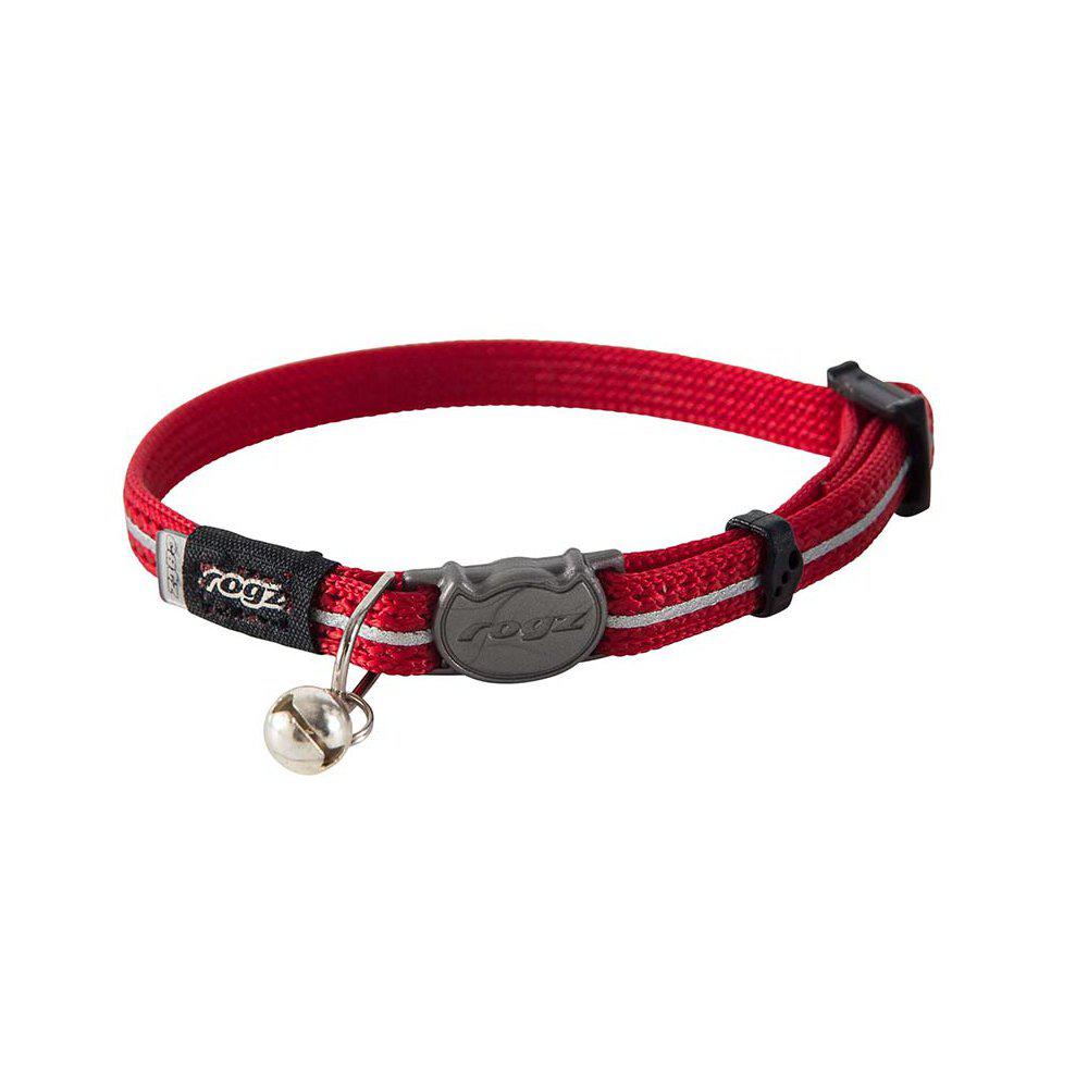 Rogz Alleycat Halsband Xs Röd 8mm 16,5