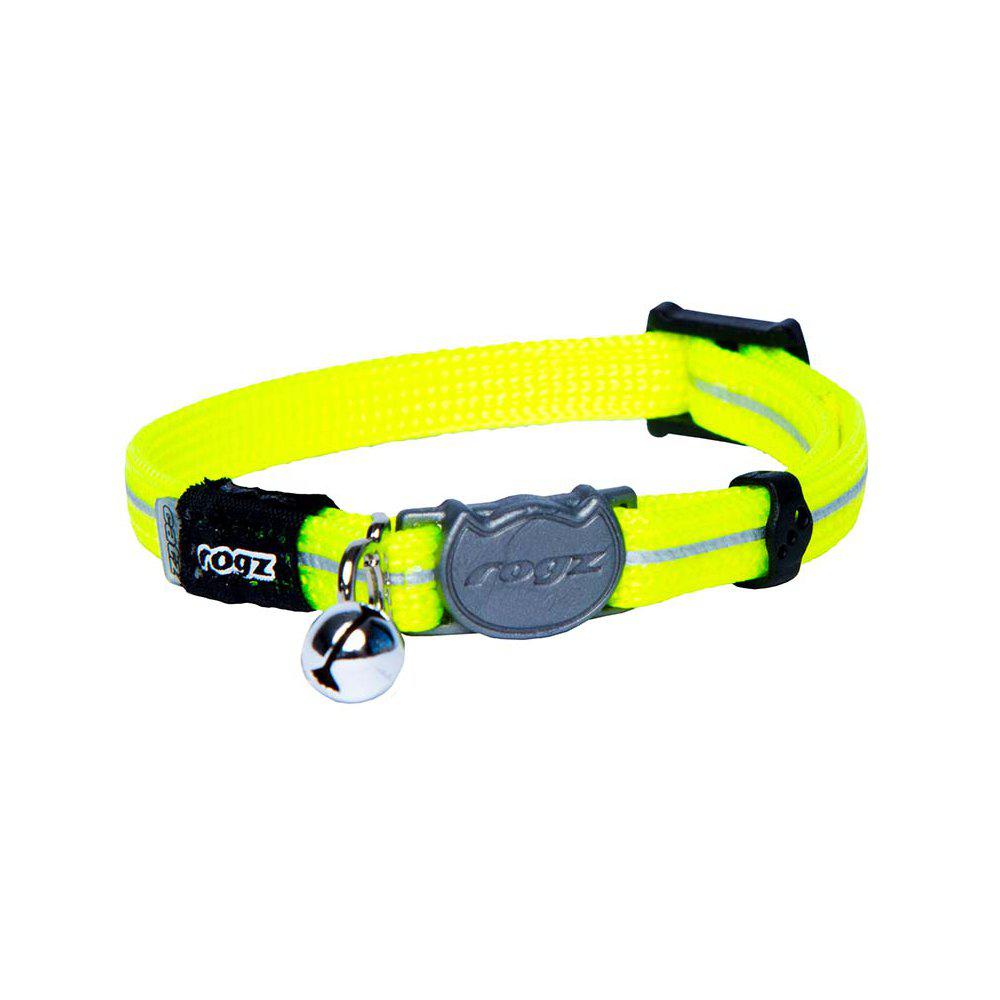 Rogz Alleycat Halsband Xs Gul 8mm 16,5