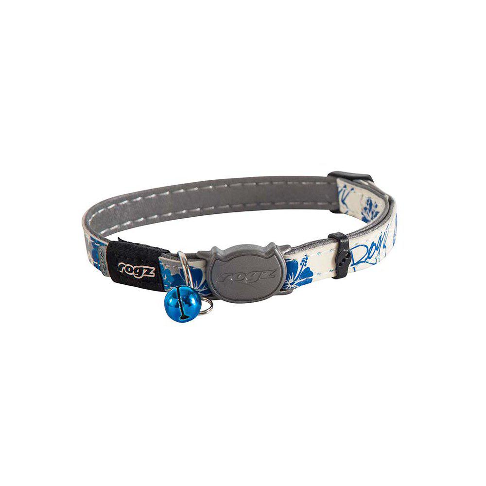 Rogz Glowcat Halsband S Blå 11mm 20