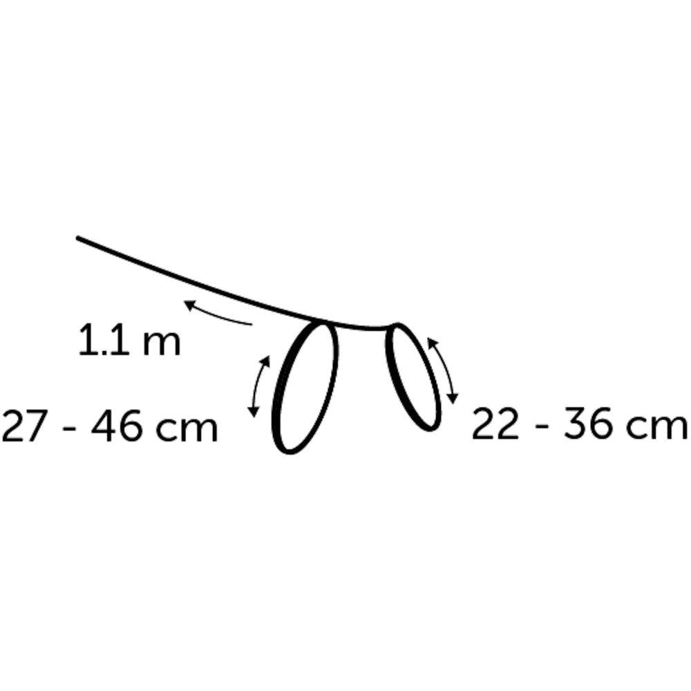 Sele Med Koppel Ställbar Röd 10mmx110cm