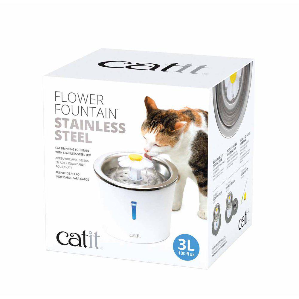 Vattenfontän Catit Flower Stainless