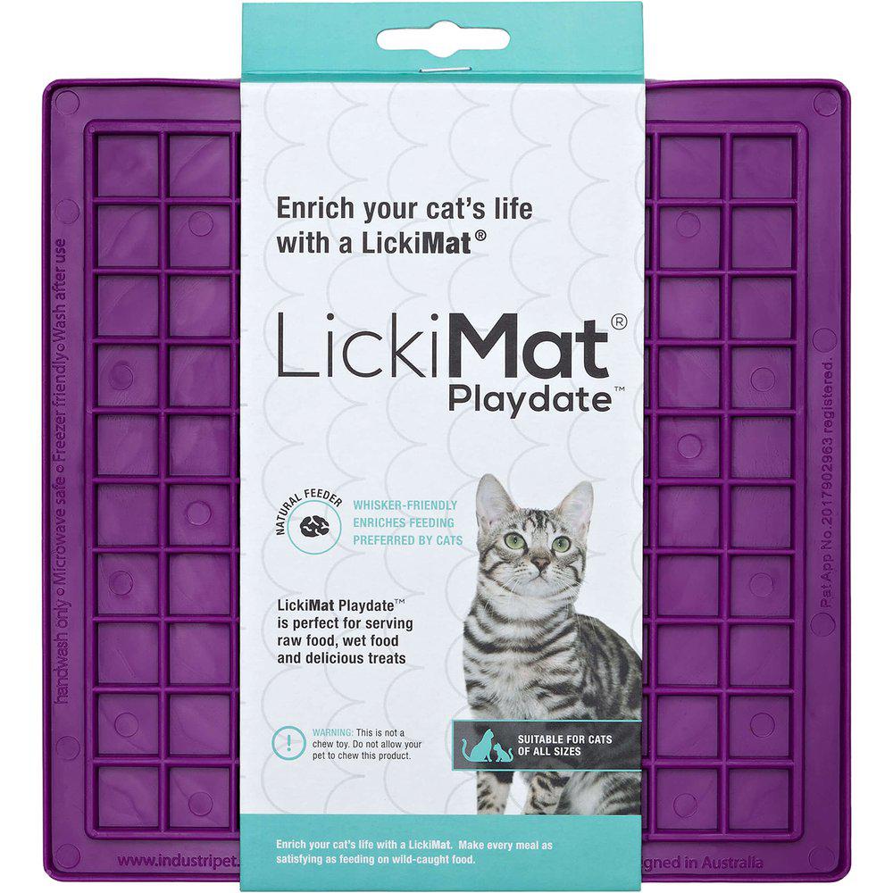 Lickimat Cat Playdate Lila 20x20cm