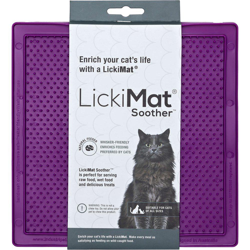 Lickimat Cat Soother Lila 20x20cm