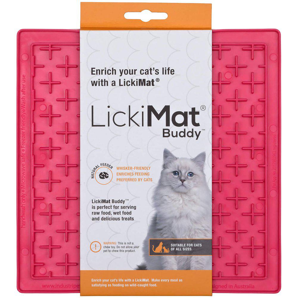 Lickimat Cat Buddy Rosa 20x20