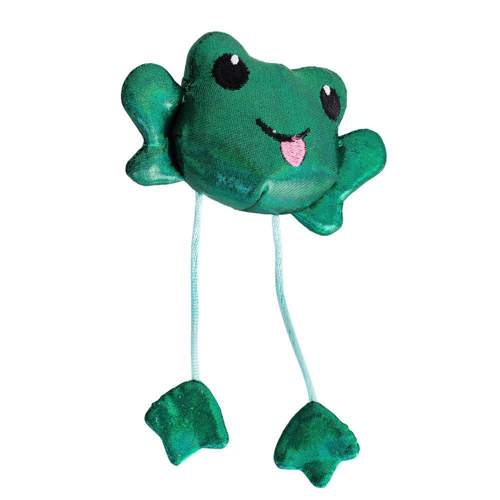 Petstages Toss N' Dangle Frog 3x13x8cm