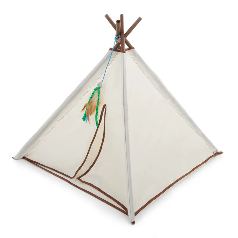 Smartykat Kitty Camp Teepee 52x52x44.5cm