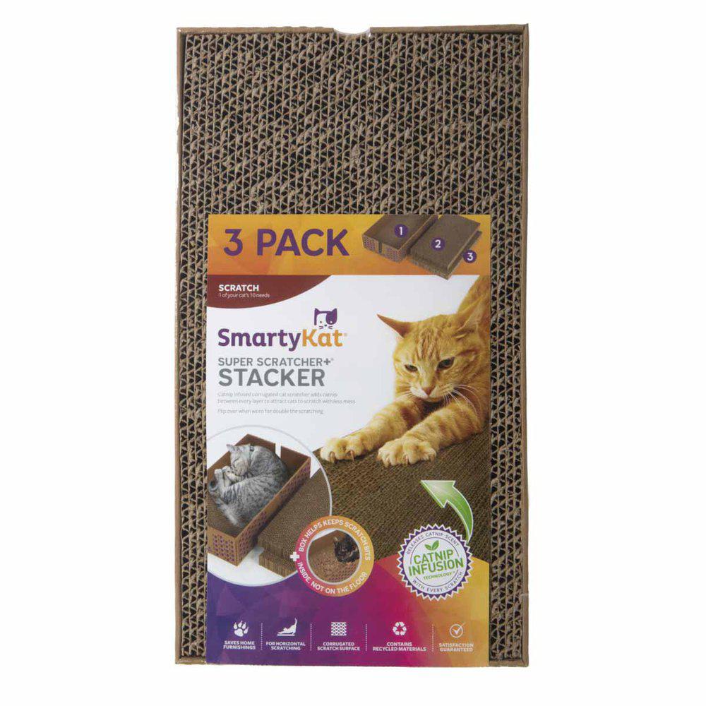 Smartykat Super Scratcher+stacker 46x26x12cm