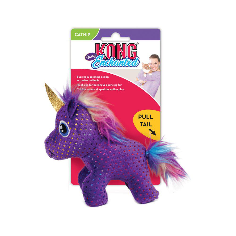 Kong Enchanted Buzzy Unicorn 11x5x9 Cm