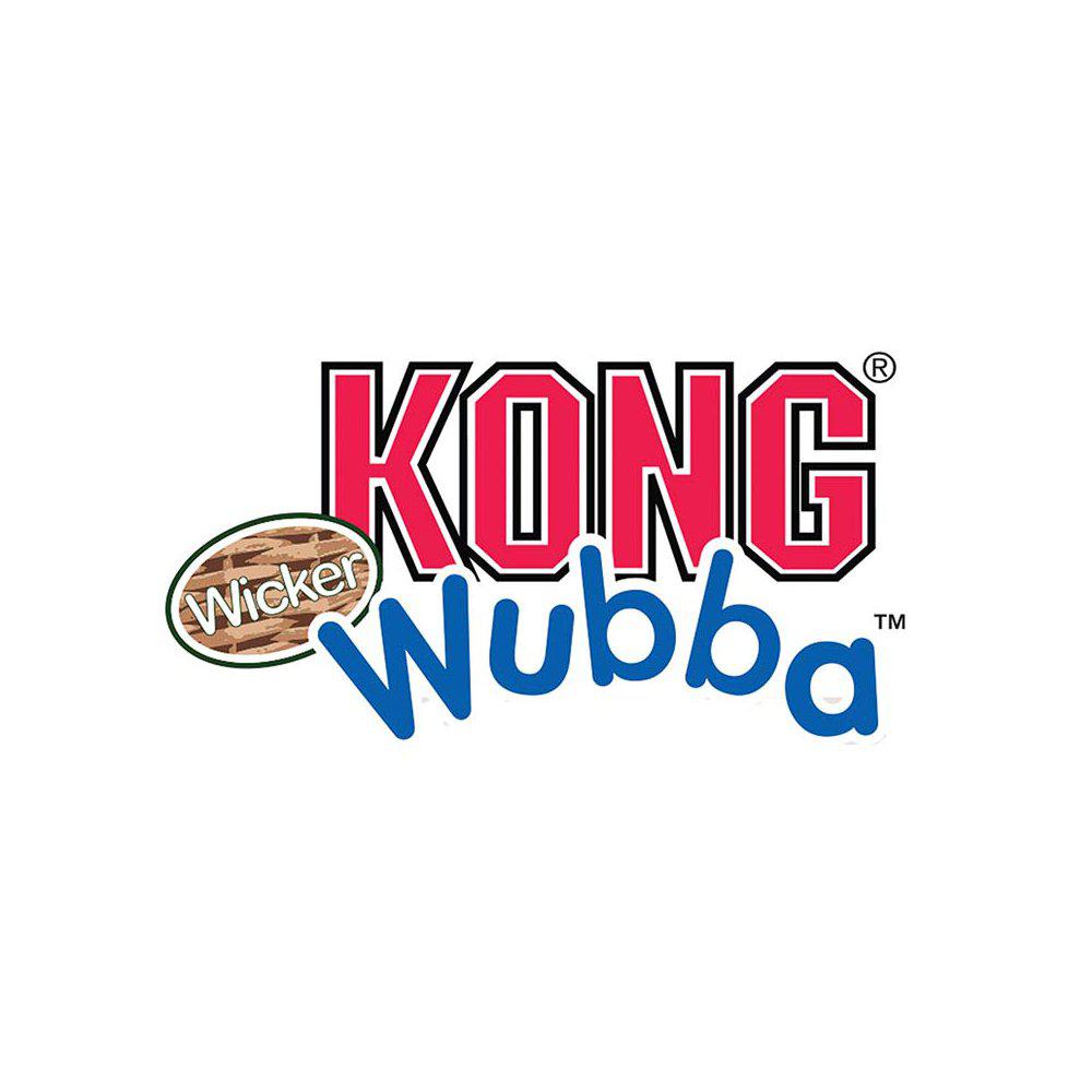 Kong Wubba Wicker Mix Färg 7x4ø Cm