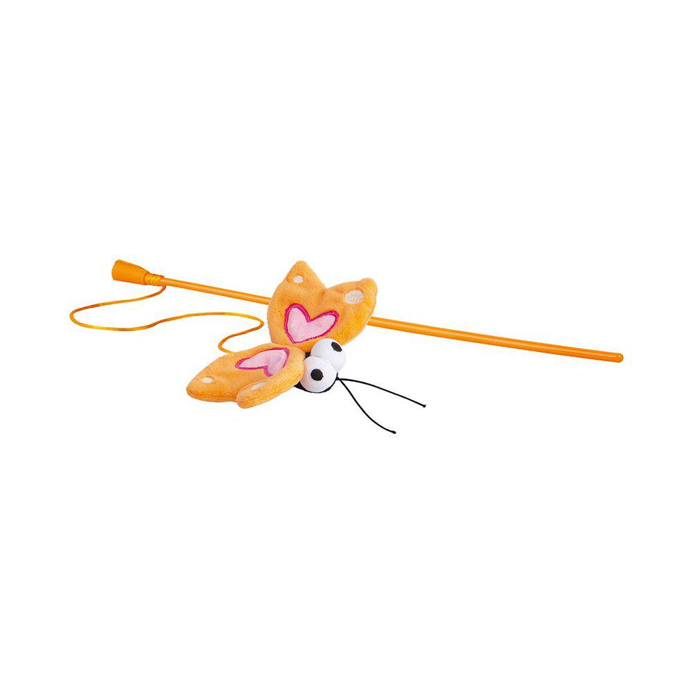 Rogz Teaser Plush Butterfly Orange 53cm