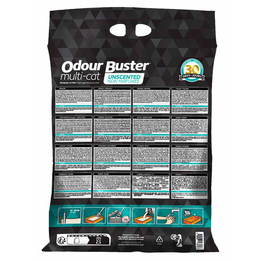 Kattsand Odour Buster Multi Cat 12kg