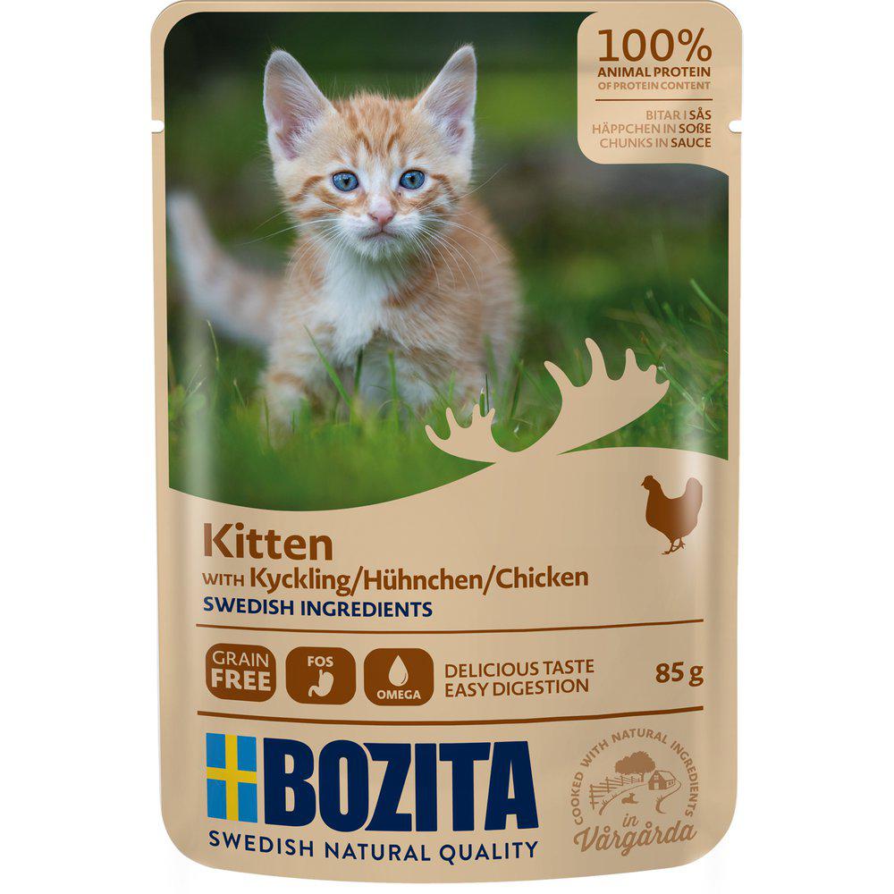 Bozita Feline Kitten Kyckling I Sås Pouch 85gr