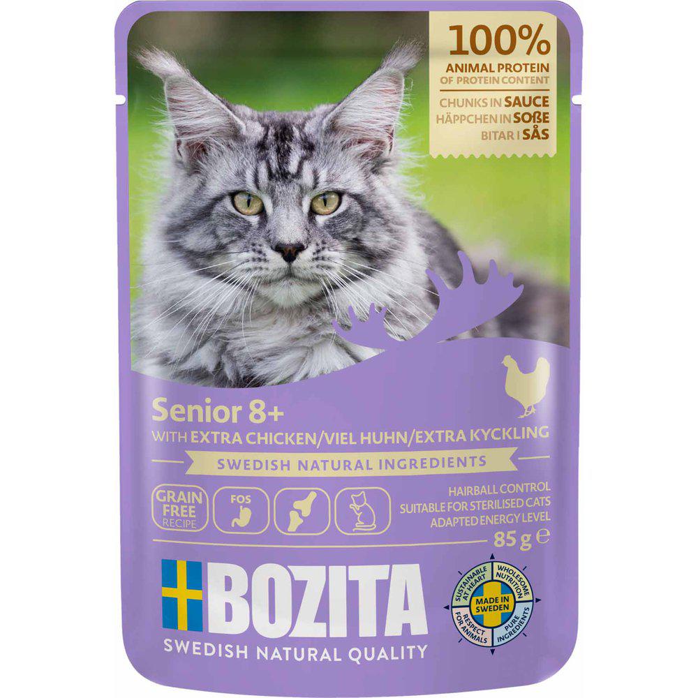 Bozita Feline Senior 8+ Extra Kyckling I Sås 85g