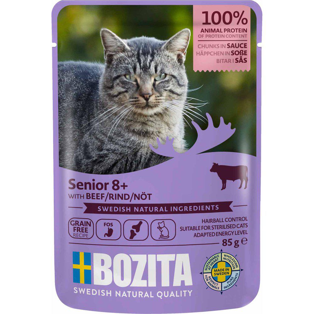 Bozita Feline Senior 8+ Nötkött I Sås 85g