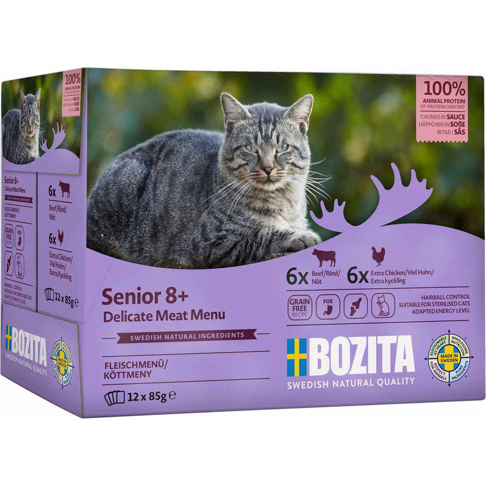 Bozita Feline Senior I Sås Multibox 1,02kg