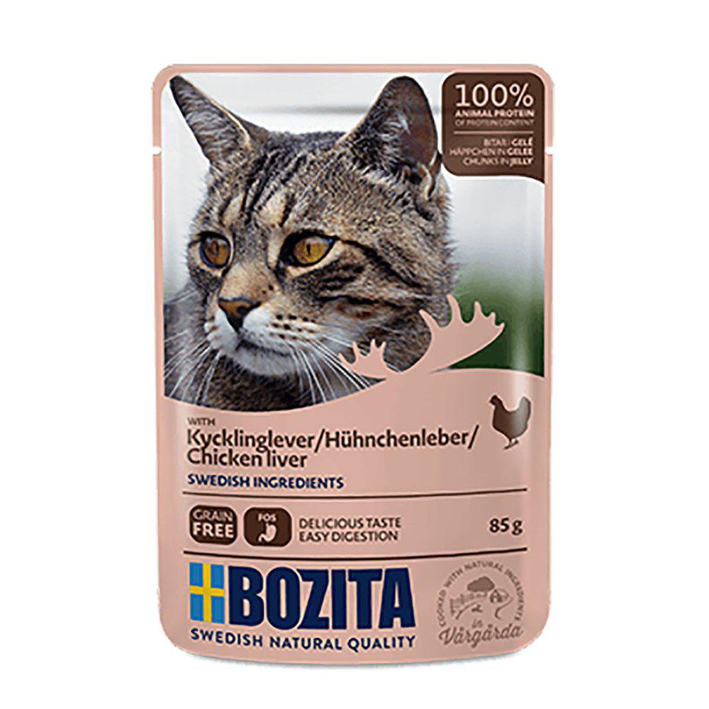 Bozita Feline Kycklinglever I Gelé Pouch 85gr