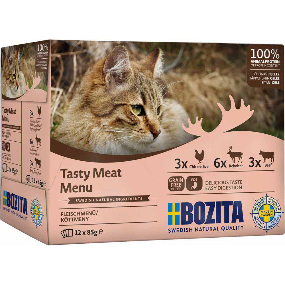 Bozita Feline Meat In Jelly Multibox 1,02kg