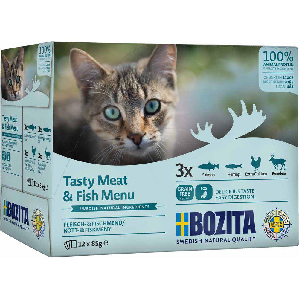 Bozita Feline Meat & Fish In Sauce Multibox 1,02kg