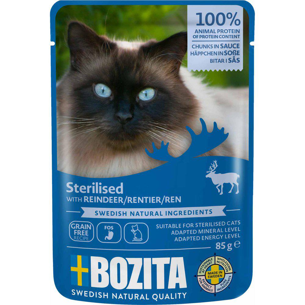 Bozita Feline Chunks In Sauce Sterilized Reindeer 85g