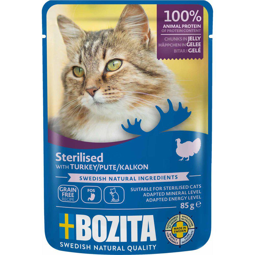 Bozita Feline Chunks In Jelly Sterilized Turkey 85g