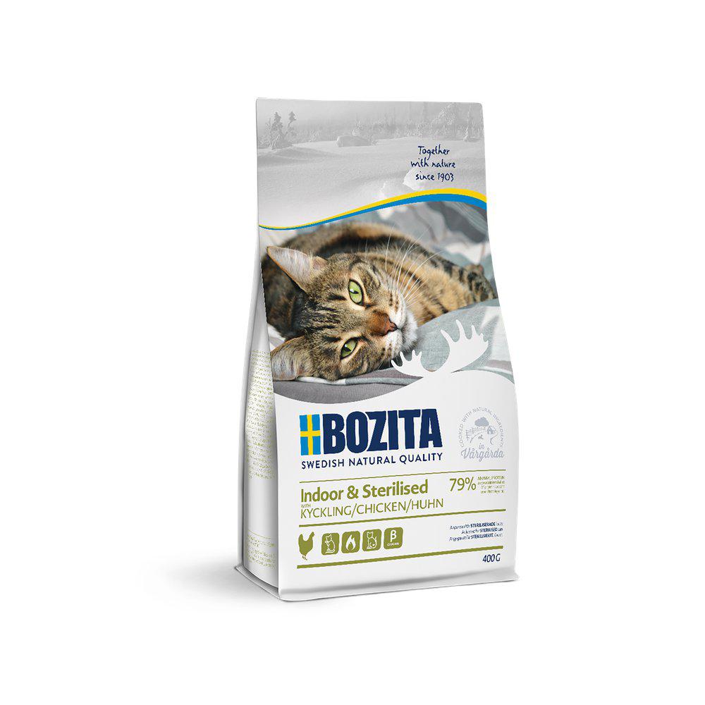 Bozita Indoor & Sterilised Chicken 400gr