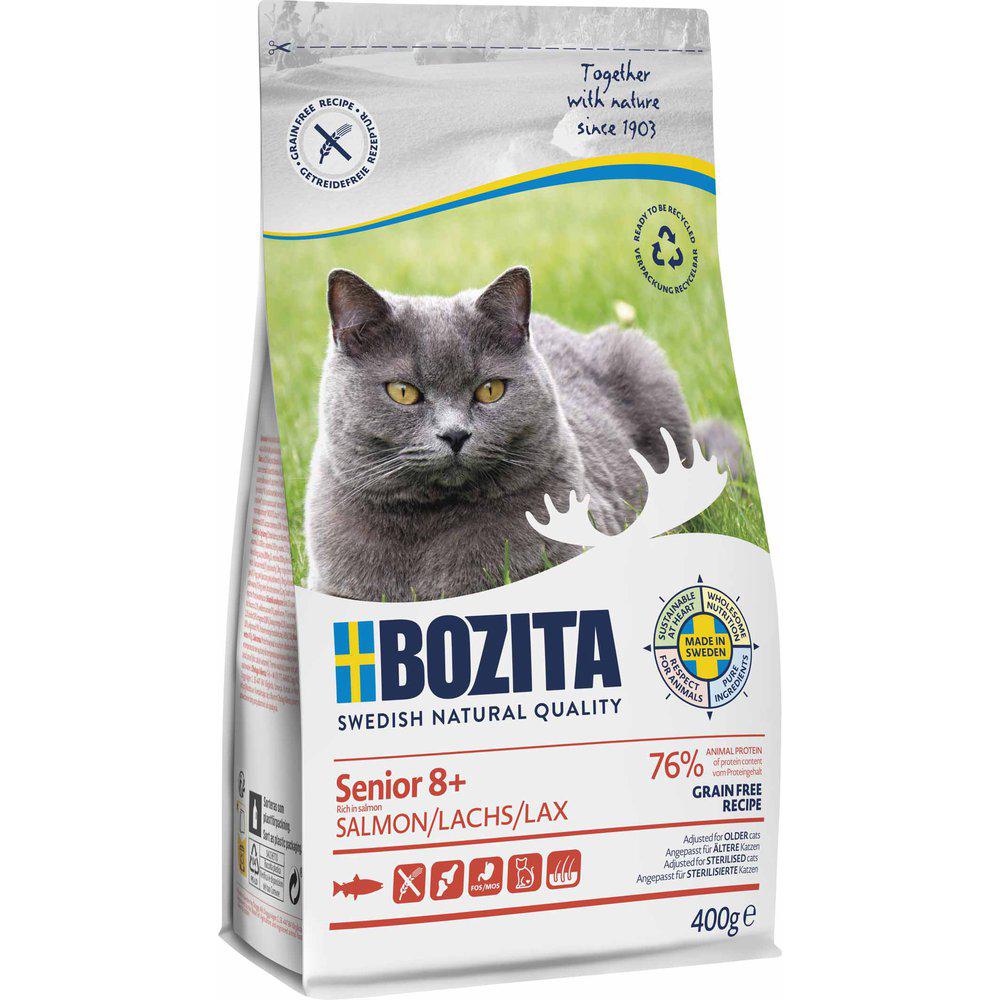 Bozita Grain Free Senior 8+ Salmon 400g