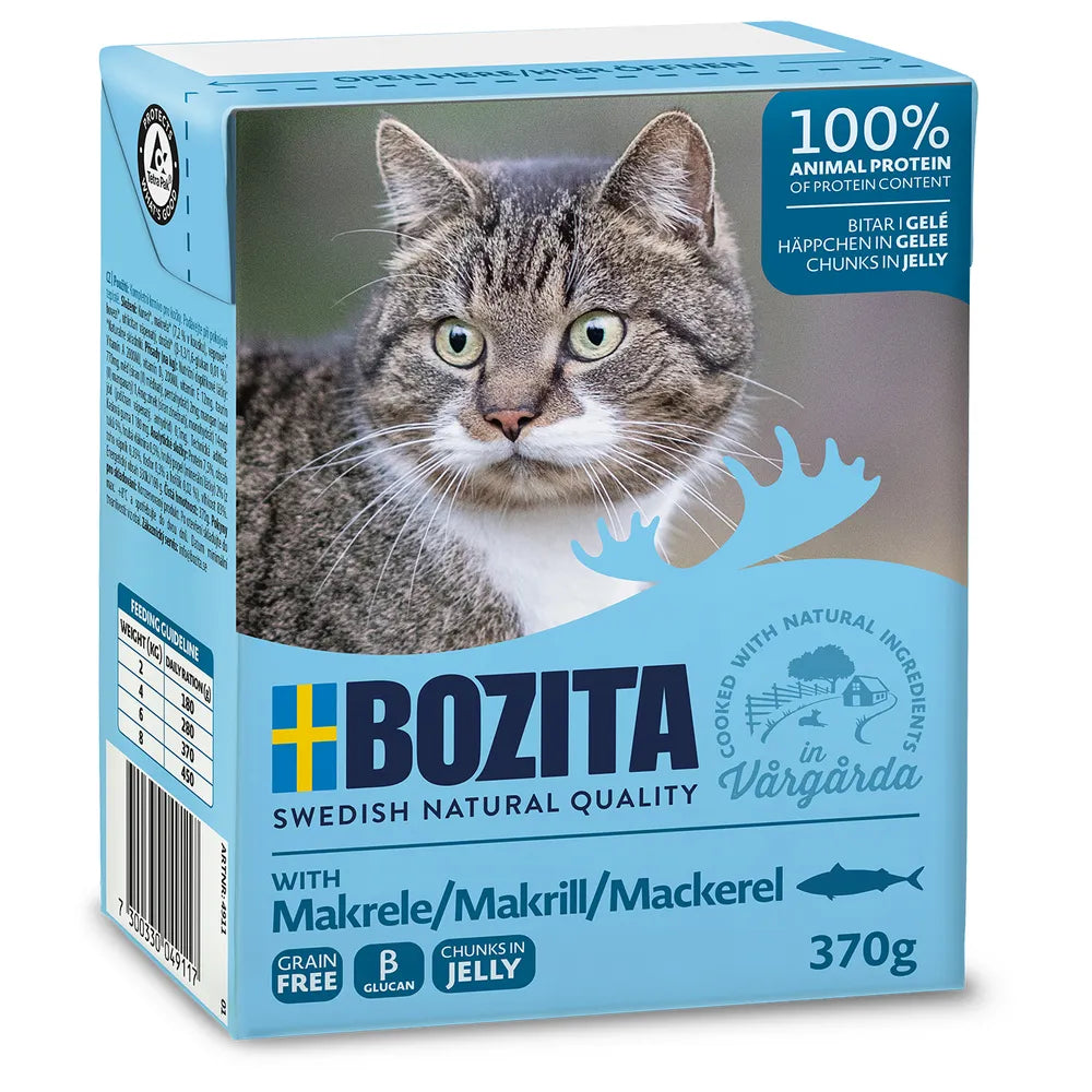 Bozita Bitar I Gelémed Makrill 370gr Tetra Recart