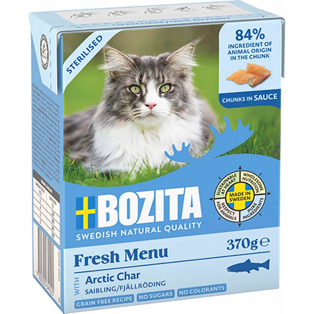Bozita Cat Sterilised Artic Char In Sauce 370g