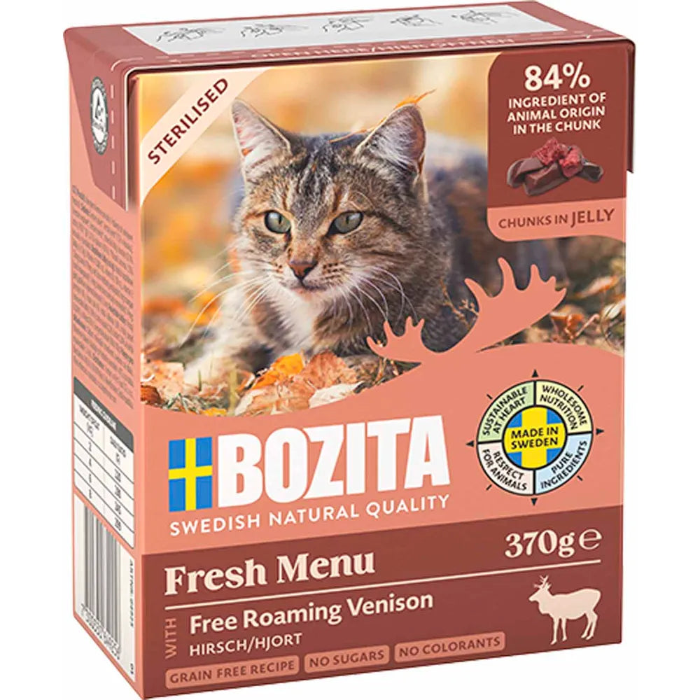 Bozita Cat Sterilised Venison In Jelly 370g