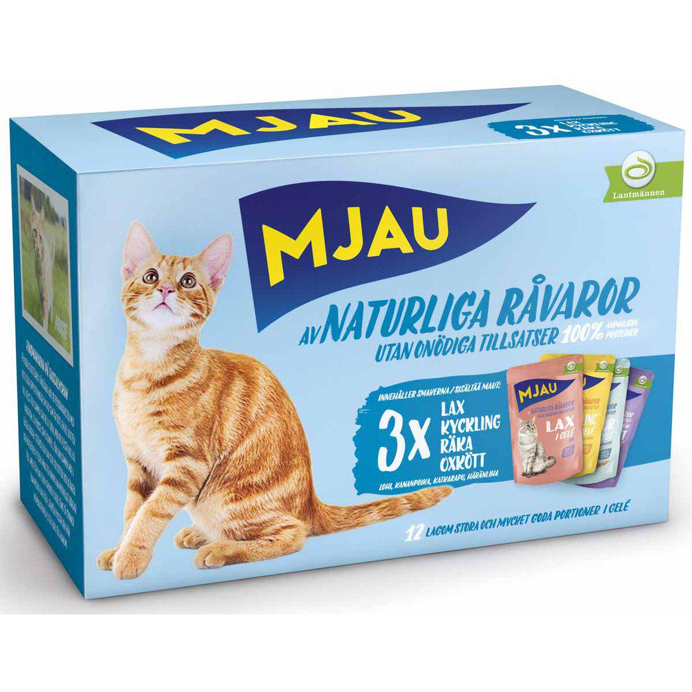 Mjau Pouch Multipack Kött