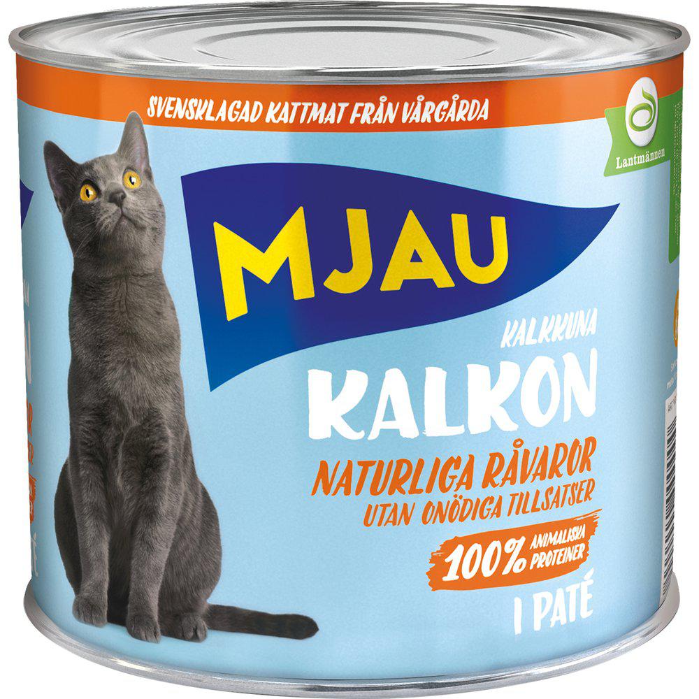 Mjau Konserv Kalkon635g