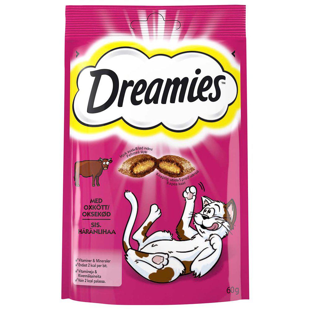 Dreamies Kattgodis Oxkött 60gr