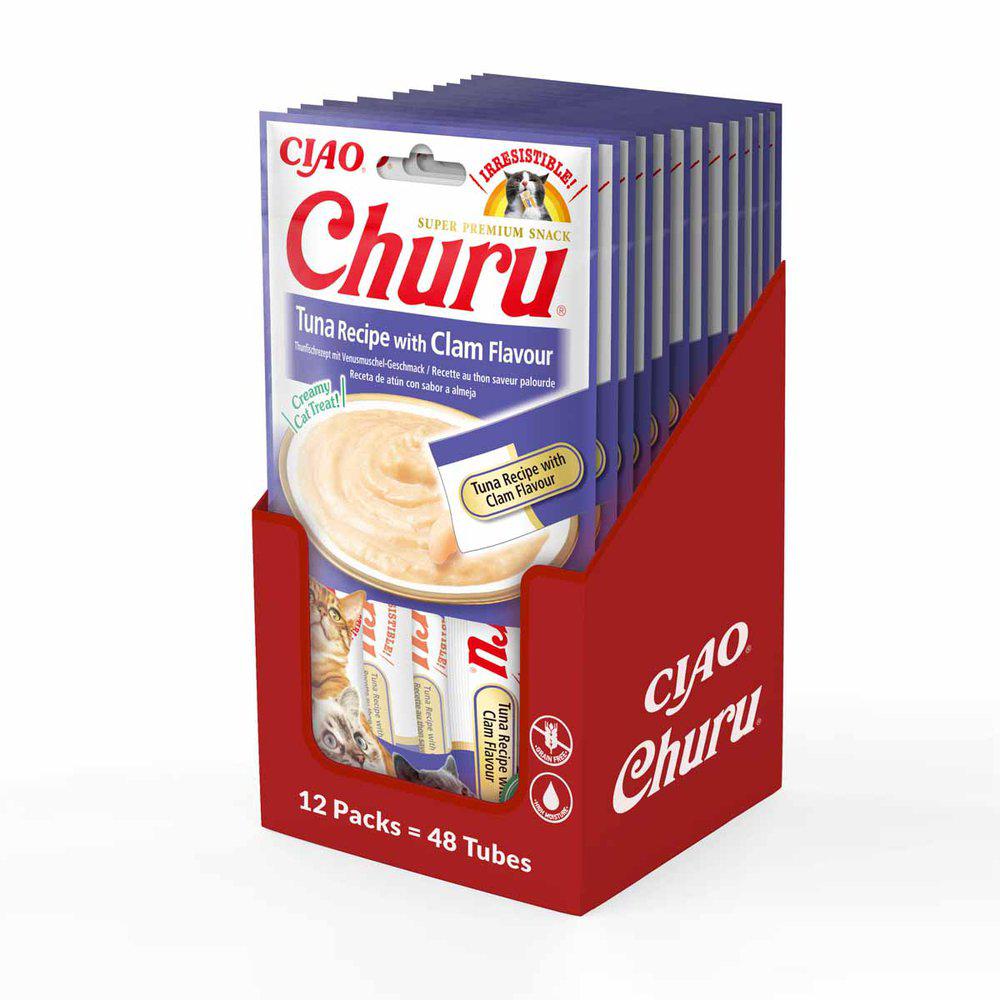 Churu Cat Tuna Withclam Flavour 4st