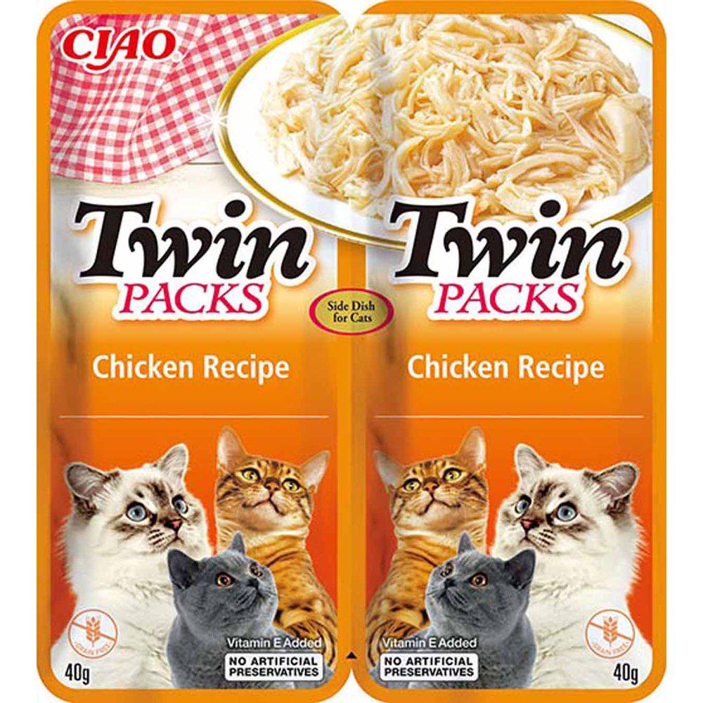 Twin Packs Cat Chicken In Chicken Broth 2x40g