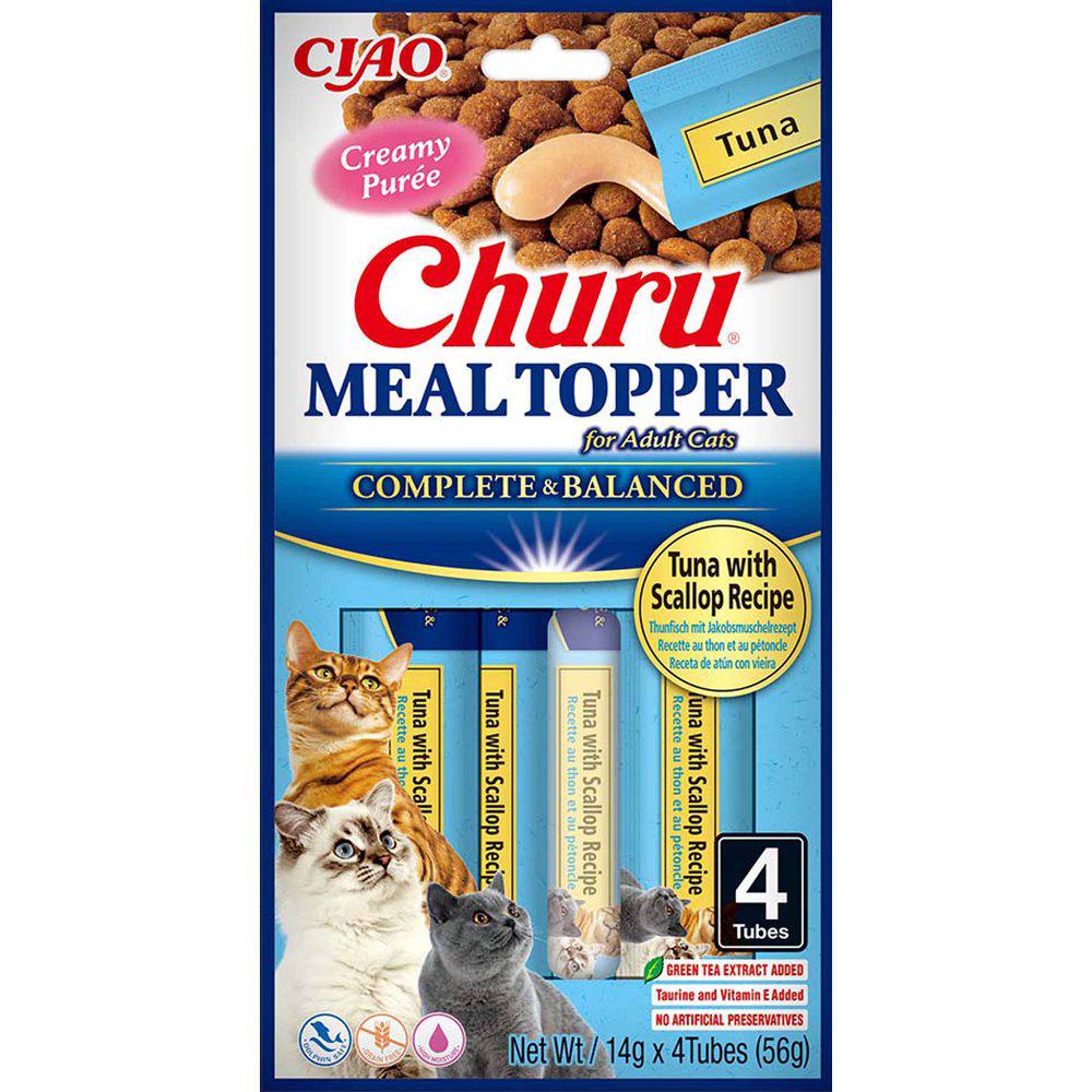 Churu Cat Meal Topper Tuna/scallop 4st