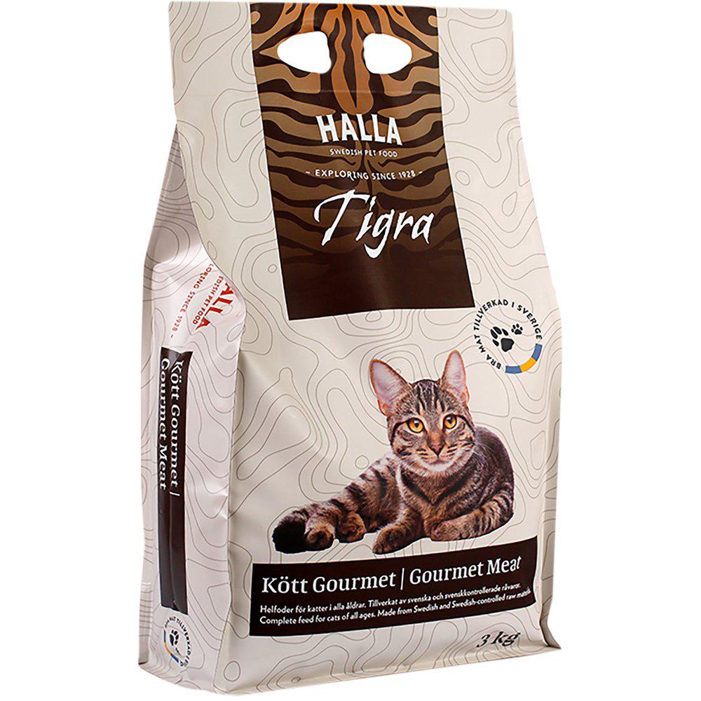 Kattfoder Tigra Kött Gourmet 3kg