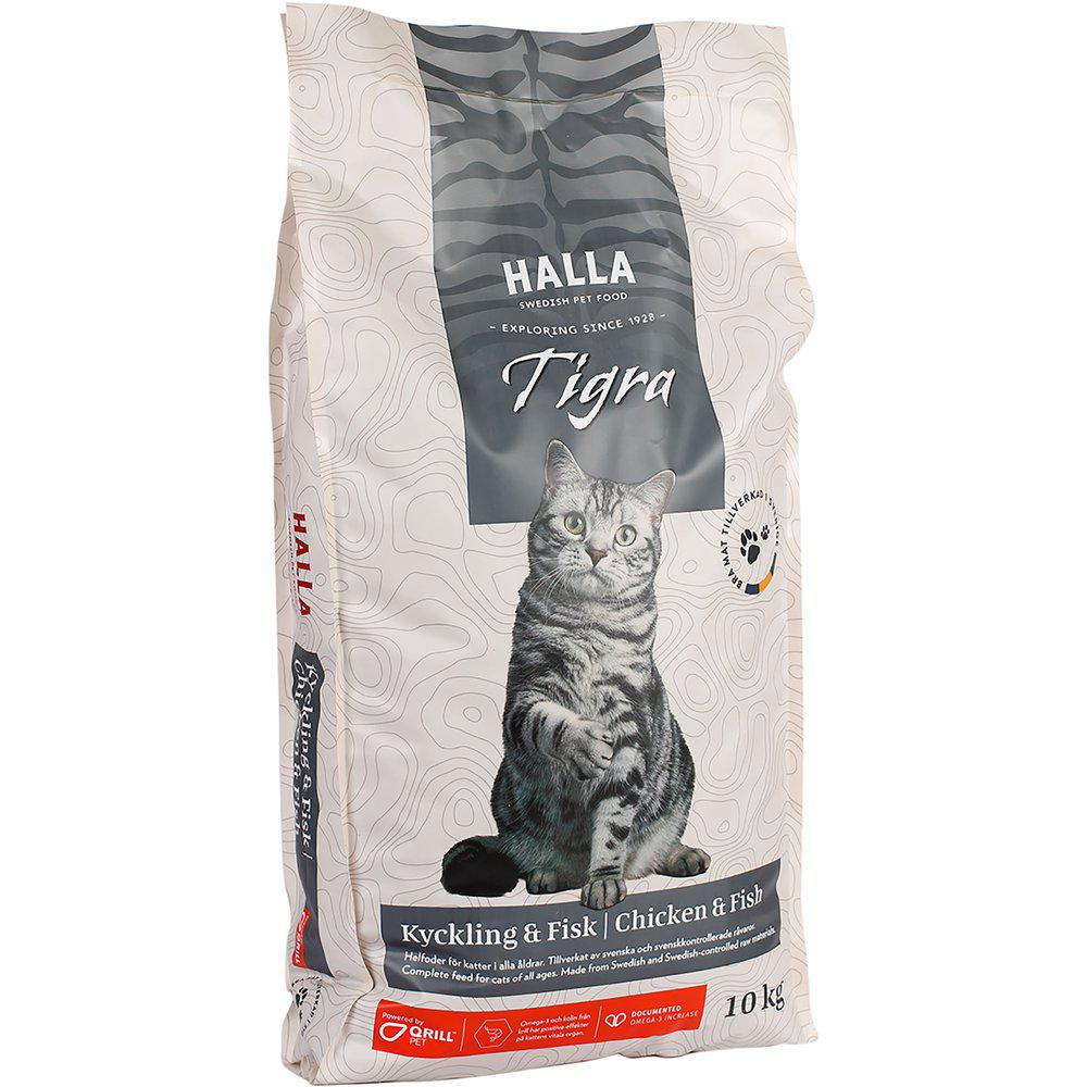 Kattfoder Tigra Kyckling & Fisk 10kg