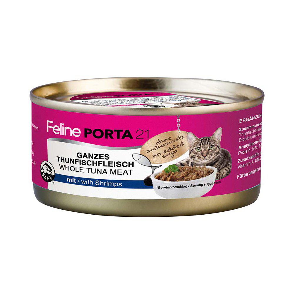 Kattfoder Feline Tonfisk & Räkor 156gr Burk