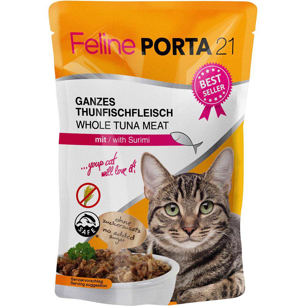 Kattfoder Feline Tonfisk & Surimi 100grpouch